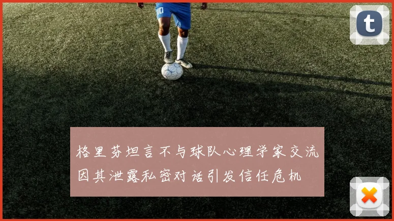 格里芬坦言不与球队心理学家交流因其泄露私密对话引发信任危机